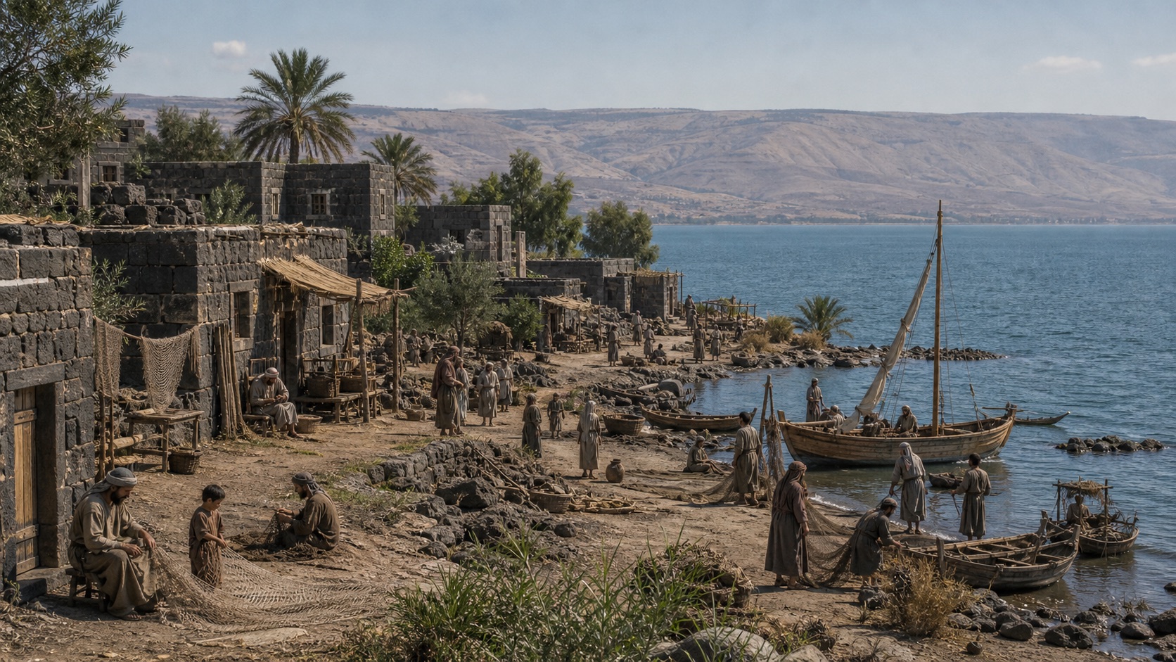 Capernaum village landscape