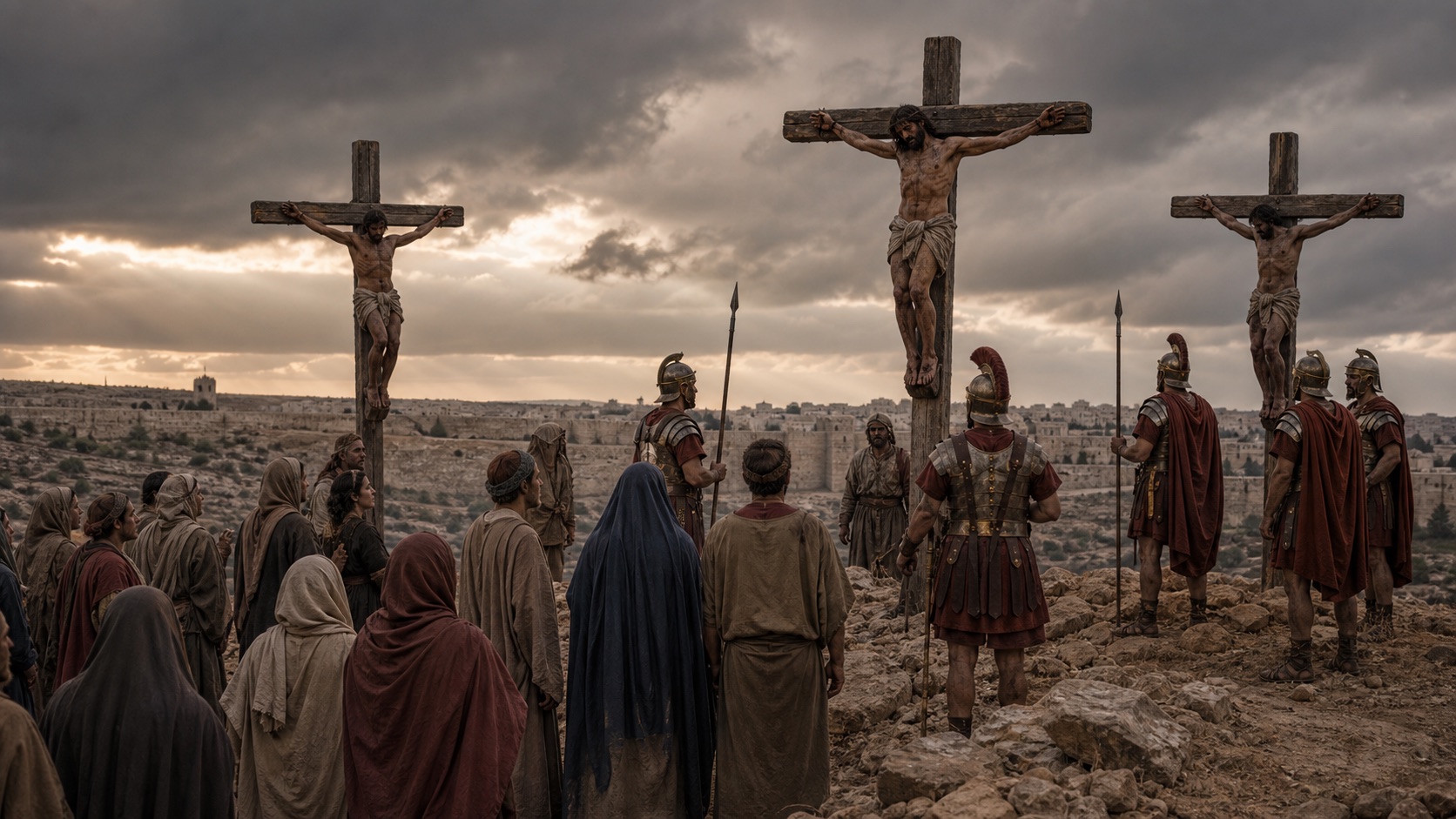 Crucifixion scene